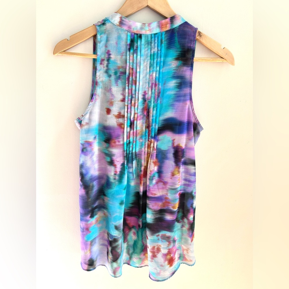 Alex + Alex Silk Sleeveless Multicolored Top - image 3